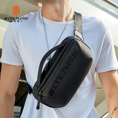 حقيبة سفر Arctic Hunter Cross Y00020 Body مقاومة للماء ومضادة للسرقة - حقيبة كتف للجنسين، باللون الأسود / Arctic Hunter Cross Y00020 Body Water Resistant Anti-Theft Travel Bag - Unisex Shoulder Bag, Black