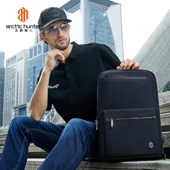 حقيبة ظهر Arctic Hunter B00410 للرجال مقاومة للماء، لون أسود/Arctic Hunter B00410 Men's Water Resistant Backpack, Black