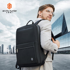 حقيبة ظهر Arctic Hunter B00410 للرجال مقاومة للماء، لون أسود/Arctic Hunter B00410 Men's Water Resistant Backpack, Black