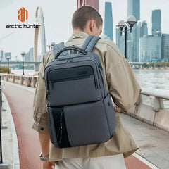 حقيبة ظهر Arctic Hunter B00477 الفاخرة، سعة 18.5 لتر، مقاومة للماء والخدش، متعددة الأقسام، مناسبة للمكتب والمدرسة، للجنسين / Arctic Hunter B00477 18.5L Premium Daypack - Water Repellant, Scratch Resistant, Multi-Compartment Office & School Backpack for Un
