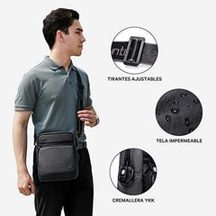 حقيبة الكتف الرجالية K0088L Arctic Hunter هي خيار مثالي للرجال الباحثين عن الأناقة والعملية في آن واحد. تتميز هذه الحقيبة بتصميم عصري ومناسب للاستخدام اليومي في المكتب، العمل، المدرسة، أو الأنشطة الخارجية. - Sooqja سوقجة