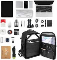 حقيبة ظهر Arctic Hunter 3 في 1 قابلة للتحويل للسفر - حقيبة ظهر يومية مقاومة للماء مع منفذ USB ومقبس سماعة رأس للرجال والنساء، موديل B00382 / Arctic Hunter 3-in-1 Convertible Travel Backpack - Water-Resistant Daypack with USB Port Model B00382 - Sooqja سوقجة