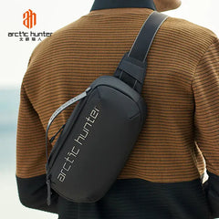 حقيبة سفر Arctic Hunter Cross Y00020 Body مقاومة للماء ومضادة للسرقة - حقيبة كتف للجنسين، باللون الأسود / Arctic Hunter Cross Y00020 Body Water Resistant Anti-Theft Travel Bag - Unisex Shoulder Bag, Black