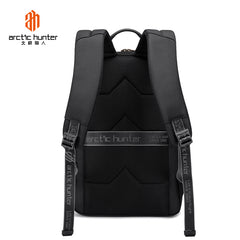حقيبة ظهر Arctic Hunter B00410 للرجال مقاومة للماء، لون أسود/Arctic Hunter B00410 Men's Water Resistant Backpack, Black
