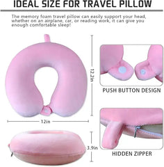 وسادة سفر مع غطاء العين - Sooqja سوقجة