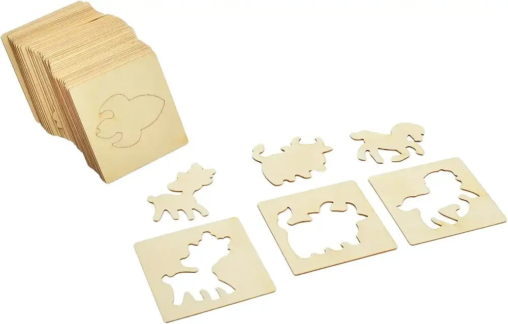 لوح خشبي للتلوين مع رسومات جرافيتي ممتعة وأقلام بلاستيكية للأطفال - Sooqja سوقجة