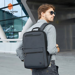 حقيبة ظهر Arctic Hunter B00410 للرجال مقاومة للماء، لون أسود/Arctic Hunter B00410 Men's Water Resistant Backpack, Black