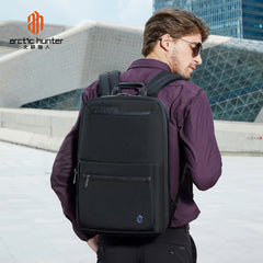 حقيبة ظهر Arctic Hunter B00410 للرجال مقاومة للماء، لون أسود/Arctic Hunter B00410 Men's Water Resistant Backpack, Black