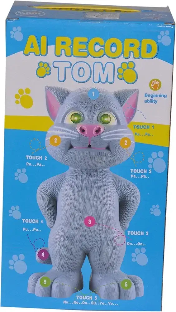 لعبة القط الذكي AI Touch Tom – لعبة تفاعلية ناطقة للأطفال - Sooqja سوقجة
