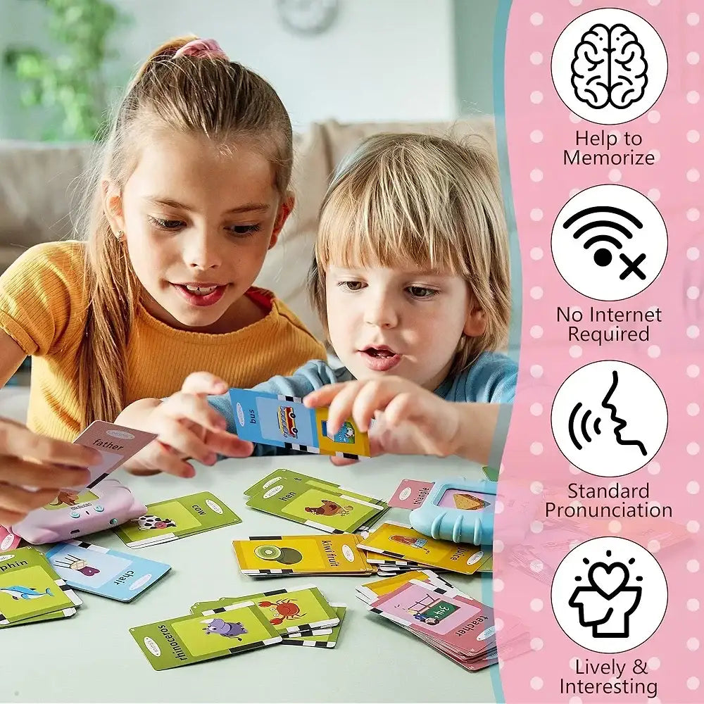 بطاقات فلاش للاطفال من عمر 2-6 سنوات العاب علاج النطق، العاب تعليمية للاطفال الصغار، مواد تعلم التوحد، كلمات بصرية للاطفال الصغار - Sooqja سوقجة