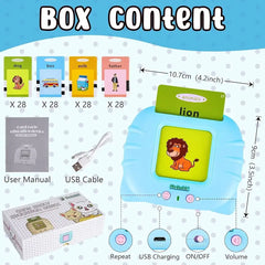 بطاقات فلاش للاطفال من عمر 2-6 سنوات العاب علاج النطق، العاب تعليمية للاطفال الصغار، مواد تعلم التوحد، كلمات بصرية للاطفال الصغار - Sooqja سوقجة