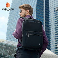 حقيبة ظهر Arctic Hunter B00410 للرجال مقاومة للماء، لون أسود/Arctic Hunter B00410 Men's Water Resistant Backpack, Black