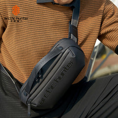 حقيبة سفر  Arctic Hunter Cross Y00020 Body مقاومة للماء ومضادة للسرقة - حقيبة كتف للجنسين، باللون الأسود / Arctic Hunter Cross Y00020 Body Water Resistant Anti-Theft Travel Bag - Unisex Shoulder Bag, Black