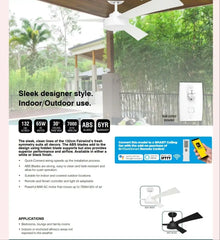 مروحة سقف 132 سم - Brilliant Fairwind باللون الاسود - Sooqja سوقجة