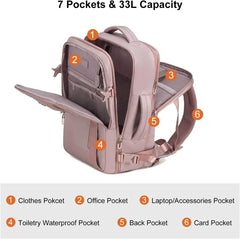 حقيبة الظهر Chantria CB00617 هي حقيبة أنيقة ومتعددة الاستخدامات، مصممة خصيصًا لتلبية احتياجات النساء في العمل، الدراسة، والسفر. - Sooqja سوقجة