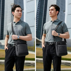 حقيبة الكتف الرجالية K0088L Arctic Hunter هي خيار مثالي للرجال الباحثين عن الأناقة والعملية في آن واحد. تتميز هذه الحقيبة بتصميم عصري ومناسب للاستخدام اليومي في المكتب، العمل، المدرسة، أو الأنشطة الخارجية. - Sooqja سوقجة