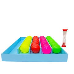 لعبة كرة فرز الألوان كرات ملونة لعبة حسية، لوحة كرات قوس قزح، ألغاز تفاعلية حسية تعليمية للأطفال - Sooqja سوقجة