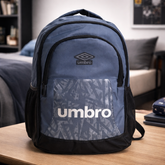 حقيبة الظهر Umbro Logo Wave Backpack باللون الرمادي