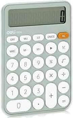 آلة حاسبة ديلي M124 مكتبية ذات شاشة LCD كبيرة مكونة من 12 رقمًا وزر حساس، مع وظائف قياسية للاستخدام المكتبي - Sooqja سوقجة