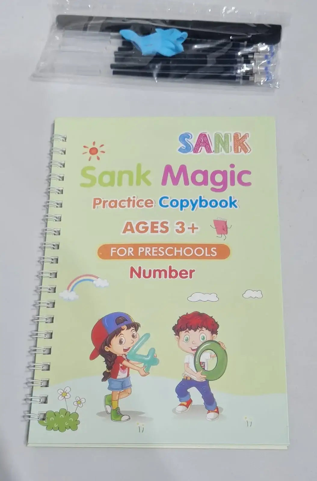 مجموعة دفاتر التدريب السحرية Sank – لتعليم الأطفال من عمر 3 سنوات وأكثر - Sooqja سوقجة