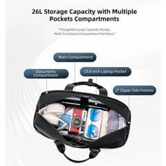 حقيبة ARCTIC HUNTER LXB00842 بتصميم جاف ورطب، حقيبة يد للكمبيوتر المحمول مقاس 15.6 بوصة /ARCTIC HUNTER LXB00842 Dry & Wet Bag, 15.6" Laptop Handbag - Sooqja سوقجة