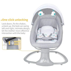 ماستيلا MASTELA - مهد متنقل 3 في 1 رمادي