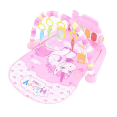 فرشة ألعاب موسيقية للأطفال مع بيانو وألعاب معلقة