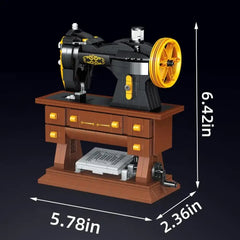 مجموعة بناء مصغرة لآلة الخياطة – هدية إبداعية للديكور والمناسبات الخاصة - Sooqja سوقجة