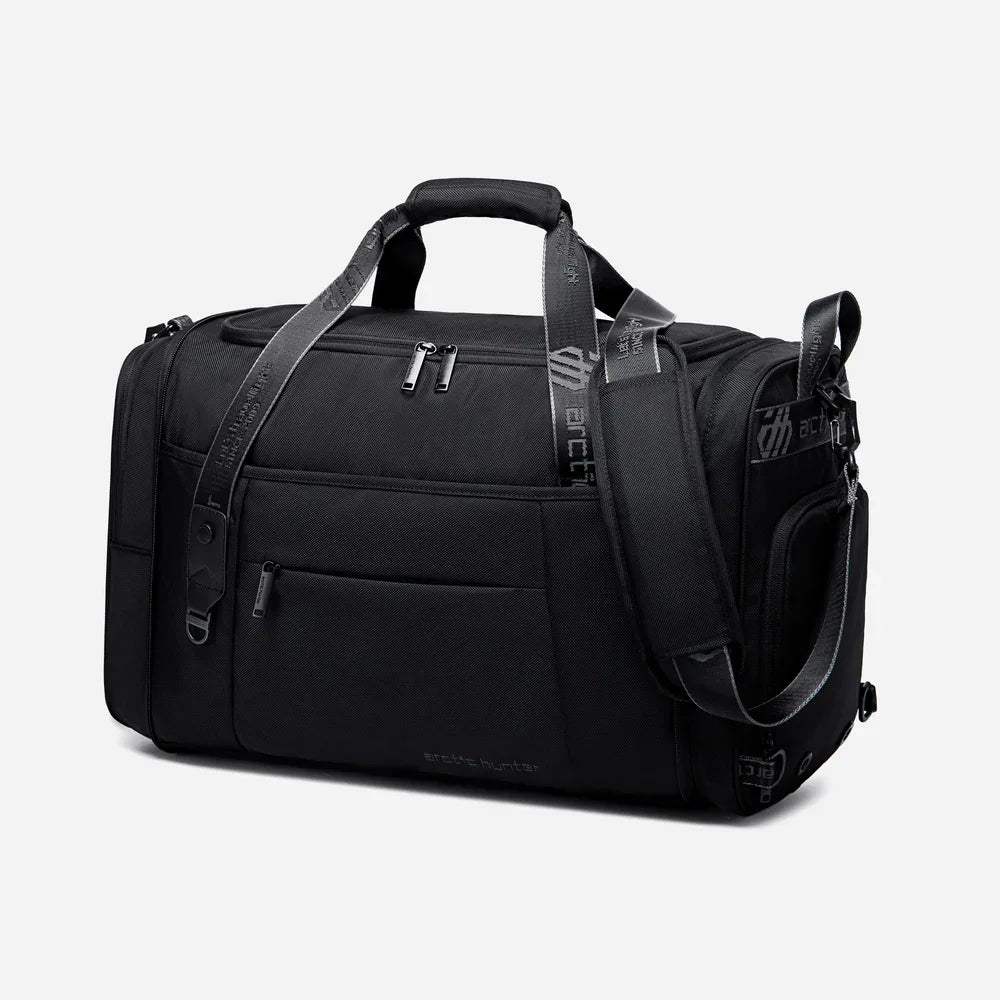 حقيبة قابلة للطي من Arctic Hunter LX00021 ، حقيبة سفر مقاومة للماء مع حجرة للأحذية وأشرطة كتف قابلة للفصل للرجال والنساء. Arctic Hunter LX00021 Foldable Bag, Water-Resistant Travel Bag with Shoe Compartment and Detachable Shoulder Straps for Me - Sooqja سوقجة