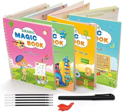 مجموعة Arabic Magic Book – دفاتر تدريب سحرية لتعليم اللغة العربية للأطفال