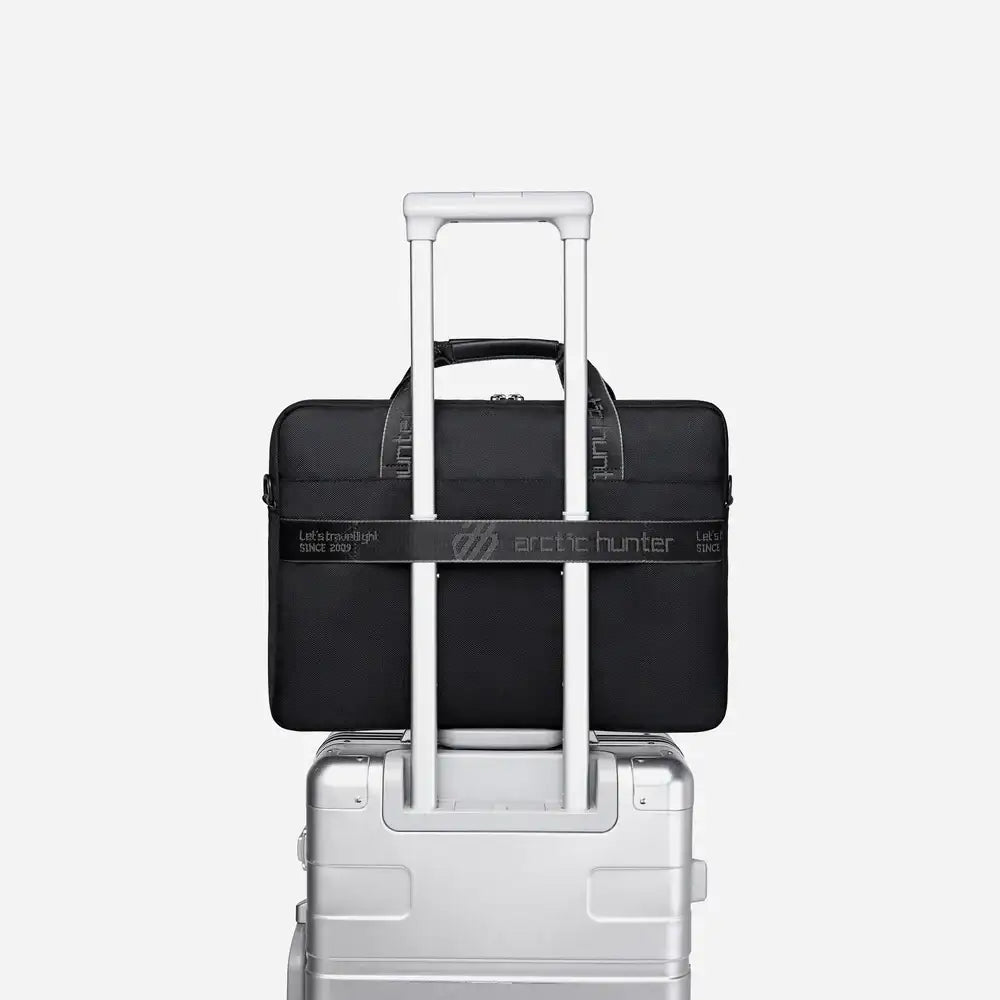 حقيبة كمبيوتر محمول مقاومة للماء مقاس 15.6 بوصة من Arctic Hunter GW00022 / Arctic Hunter GW00022 Business Water Resistant 15.6-inch Laptop Briefcase - Sooqja سوقجة