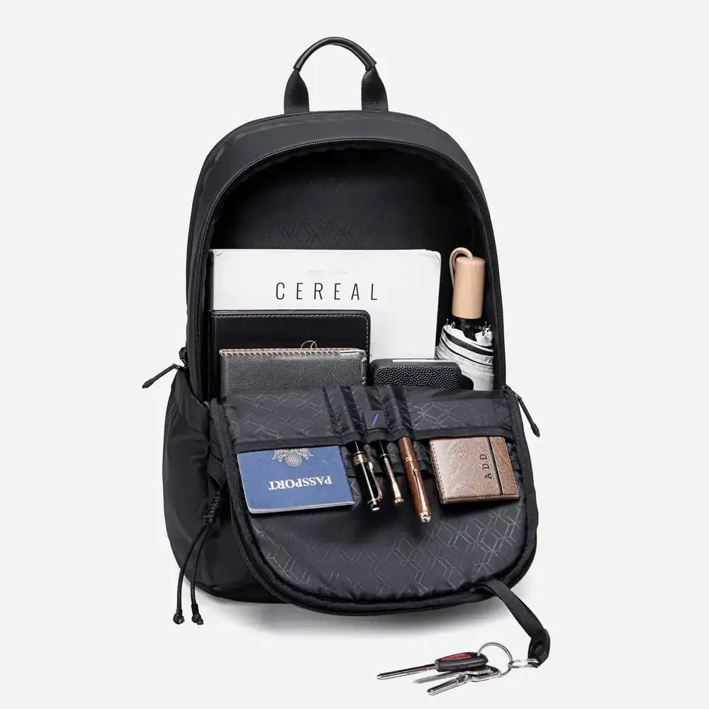 حقيبة ظهر Arctic Hunter B00536 متعددة الوظائف مقاومة للماء للاب توب مقاس 15.6 بوصة – أسود / Arctic Hunter B00536 Multifunctional Water-Resistant 15.6-inch Laptop Backpack - Black - Sooqja سوقجة