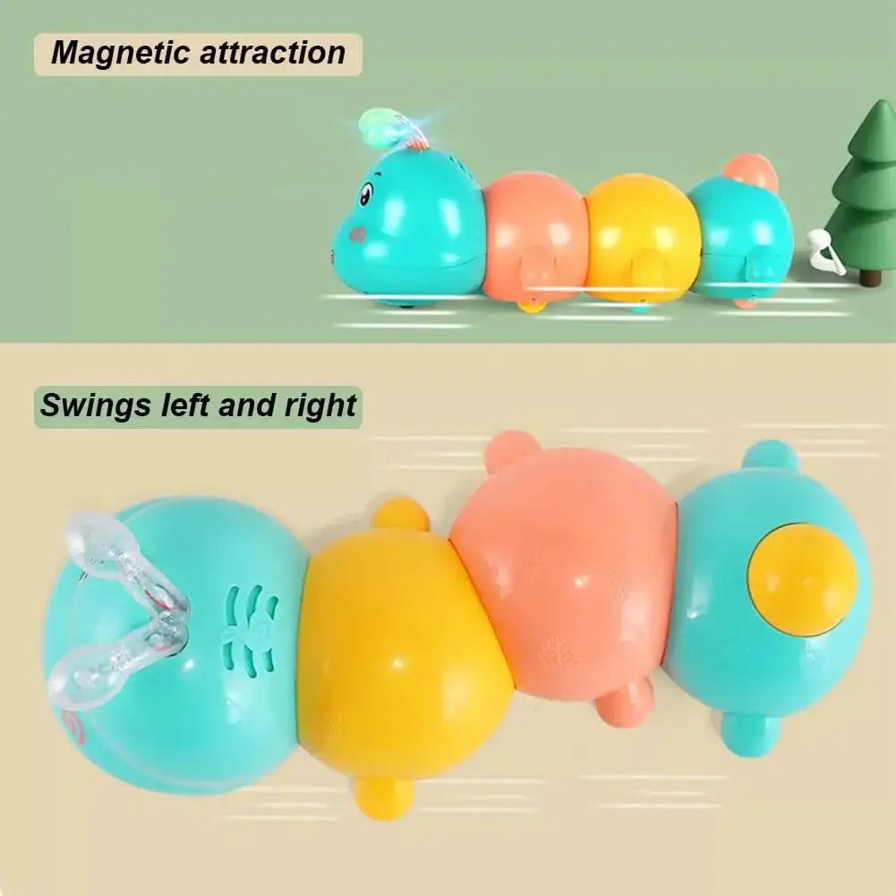 لعبة اليرقة الموسيقية الزاحفة للأطفال - Sooqja سوقجة