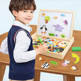 لوح الألغاز المغناطيسي التعليمي – Magnetic Puzzle Board