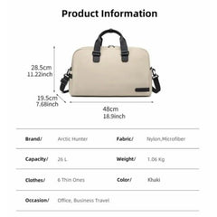 حقيبة ARCTIC HUNTER LXB00842 بتصميم جاف ورطب، حقيبة يد للكمبيوتر المحمول مقاس 15.6 بوصة /ARCTIC HUNTER LXB00842 Dry & Wet Bag, 15.6" Laptop Handbag - Sooqja سوقجة