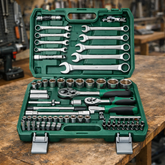 طقم عدد ميكانيكية 82 قطعة JNGEK – كروم فاناديوم