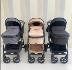 عربة أطفال Kidilo K08 – تصميم فاخر ومريح للمواليد حتى عمر 3 سنوات