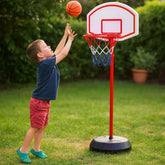 حامل سلة كرة السلة للأطفال قابل للتعديل، سلة داخلية، ألعاب خارجية، في الفناء الخلفي، هدية للأولاد والبنات من سن 3 سنوات فما فوق (حلقات كرة سلة 140 سم)