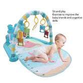 فرشة ألعاب موسيقية للأطفال مع بيانو وألعاب معلقة