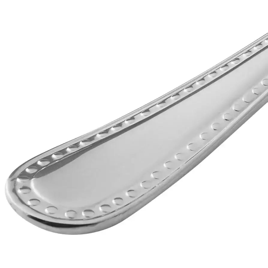 طقم أدوات مائدة من أمازون بيسكس، 20 قطعة من الفولاذ المقاوم للصدأ بحافة لؤلؤية، تكفي 4 أشخاص - لون فضي - Sooqja سوقجة