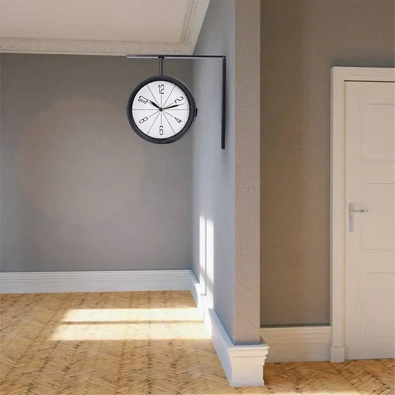 ساعة حائط مزدوجة الجوانب - Sooqja سوقجة