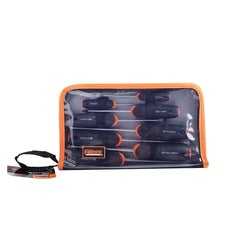 طقم مفكات براغي 8 قطع من Finder – احترافي ممغنط مع حقيبة عملية