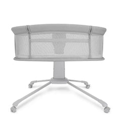 ماستيلا Mastela - سرير أطفال مع مظلة وارتفاع قابل للتعديل وعجلات دوارة - رمادي - Sooqja سوقجة