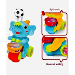 لعبة الفيل الموسيقية التفاعلية – مع الكرات ، الأضواء للأطفال - Sooqja سوقجة