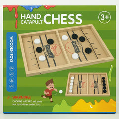 طاولة الهوكي / لعبة الشطرنج بالمقلاع اليدوي (Hand Catapult Chess) - Sooqja سوقجة