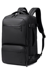 حقيبة ظهر للسفر Arctic Hunter B00862 – بسعة قابلة للتوسعة مع حجرة أحذية وحقيبة ضغط مفرغة