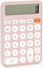 آلة حاسبة ديلي M124 مكتبية ذات شاشة LCD كبيرة مكونة من 12 رقمًا وزر حساس، مع وظائف قياسية للاستخدام المكتبي - Sooqja سوقجة