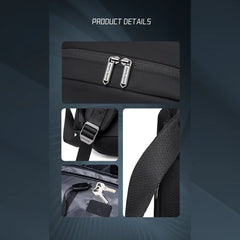 حقيبة ظهر Arctic Hunter للكمبيوتر المحمول للرجال والنساء بسعة 16 لترًا من النايلون المقاوم للماء متوفرة بعدة ألوان رمز B00811/Arctic Hunter Laptop Backpack for Men and Women 16L Waterproof Nylon Code B00811