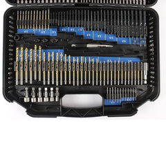 طقم ريونيم المكوّن من 246 قطعة – مثقاب واكسسوارات متعددة الاستخدامات للحفر في المعادن، الخشب، البلاط والطوب