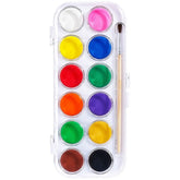 ألوان مائية من Deli Colo Run مكونة من 12 لونًا مع فرشاة - Sooqja سوقجة